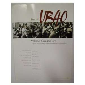  UB40 Best Of Poster Band in Pub 