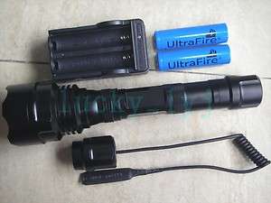 UltraFire CREE 5×LED 1 Mode 1200L Flashlight Remote Set  