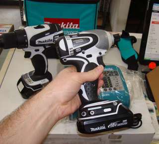 NEW Makita LCT200W 18 Volt Compact Lithium Ion Cordless 2 Piece Combo 