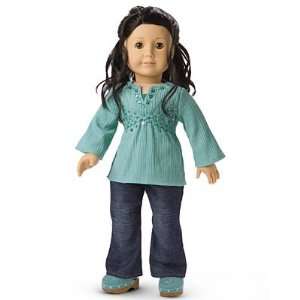    American Girl Sparkly Tunic and Jeans with Book Toys & Games