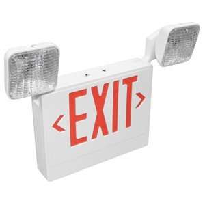  TCP 2 Headed Adjustable Polycarbonate Exit/Emergency Combo 