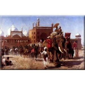   The Reign Of Shah Jehan 30x19 Streched Canvas Art by Weeks, Edwin Lord