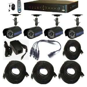  Home Or Business 4 Channel Complete Video Security System 