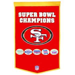  San Francisco 49ers   NFL Super Bowl Banner Sports 