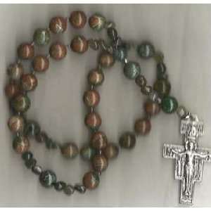  Anglican Prayer Beads of Rhyolite Jasper 