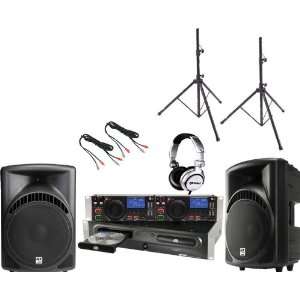  Gemini CDX 2410 / RS 410 DJ Package Musical Instruments