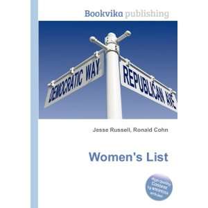  Womens List Ronald Cohn Jesse Russell Books