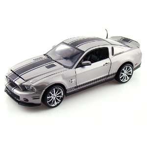  2012 Ford Shelby GT500 Super Snake 1/18 Silver w/Black 