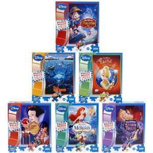  Megabrands Disney 300 Piece Poster Puzzle Set (Pack of 6 