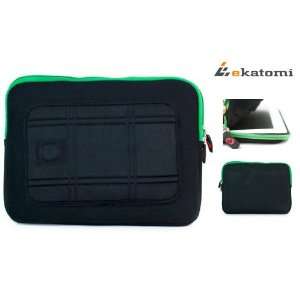  Black and Green Sleeve Carry Case Bag for 9 AXION AXN 
