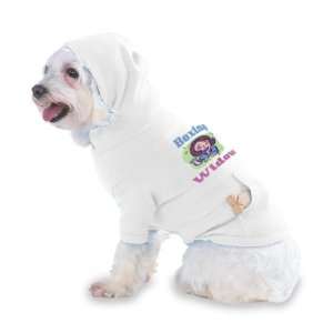 Boxing Widow Hooded T Shirt for Dog or Cat LARGE   WHITE  