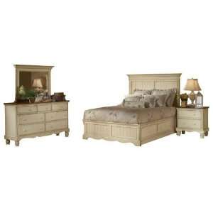   Bedroom Set with Queen Sized Panel Storage Bed by Hillsdale House
