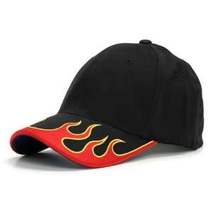  FIRM BRIM ADJUSTABLE BLACK/RED/YELLOW HAT CAP HATS 