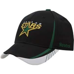  Reebok Dallas Stars Sudden Death Flex Fit Hat   Black 