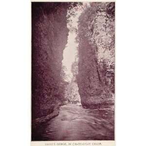  1893 Print Giants Gorge Chateaugay Chasm New York 