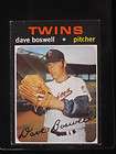 1971 Topps #675 Dave Boswell Minnesota Twins VG/EX EX O
