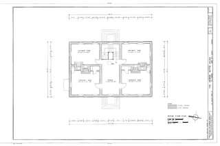 Traditional Colonial Brick Country House Plans  
