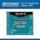 Sony 8cm DVD+RW Rewriteable Camcorder Media, 1.4GB, Pack of 3 