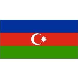  Azerbaijan Flag 4ft x 6ft Nylon   Outdoor 