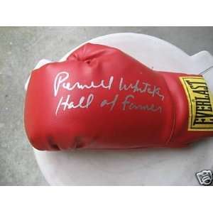   Boxing Glove Sweet Pea Hof   Autographed Boxing Gloves Sports