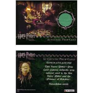  Harry Potter Azkaban Prop Card   ULTRA RARE Honeydukes 