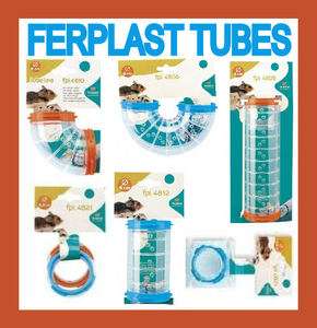   TUBES TUBING TUNNELS   STRAIGHT CURVE U TURN RINGS & CONNECTORS  