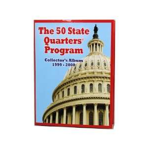  Collectors Album 50 US State Quarters Book 1999 2008 