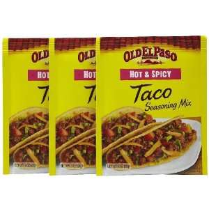 Old El Paso Hot & Spicy Taco Seasoning Grocery & Gourmet Food