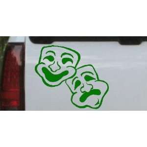 Drama Theater Masks Other Car Window Wall Laptop Decal Sticker    Dark 