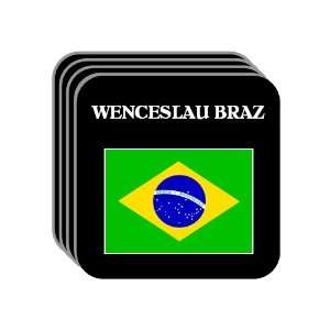  Brazil   WENCESLAU BRAZ Set of 4 Mini Mousepad Coasters 