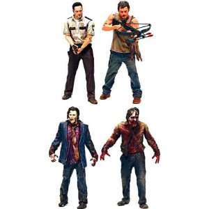  McFarlane Toys The Walking Dead TV Series 1 Set of 4 