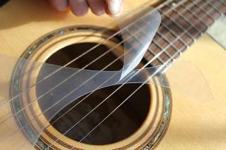 Thin Acoustic Lowden Type Transparent Guitar Pickguard  