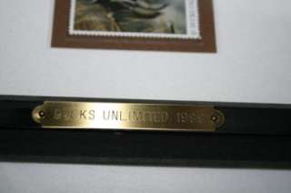 DUCKS UNLIMITED 1999 Harold Roe 16th Annual Stamp Print  