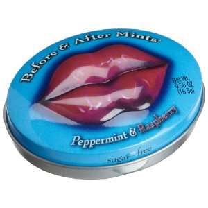 Before & After Mints, Peppermint & Raspberry, 0.58 Ounce Tins (Pack of 