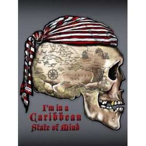   State of Mind Metal Sign Pirate Decor Wall Accent