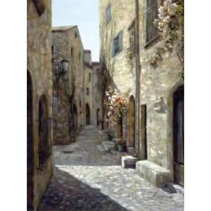Jan McLaughlin 27W by 36H  Pretty In Provence CANVAS Edge #3 3/4 