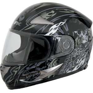 AFX FX 90 Shade Helmet   Medium/Silver