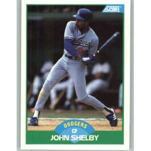  1989 Score #103 John Shelby   Los Angeles Dodgers 
