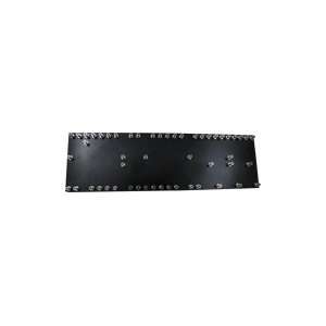 Turret Board   Black, 3mm, Loaded with 52 Turrets, 258mm x 76mm