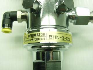 Chiyoda Seiki BHN 3 CS Two Stage Gas Regulator Valve BH  