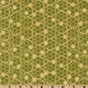  44 Wide Layered Nature Crazed Dot Olive Fabric By The 