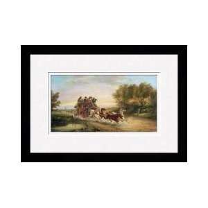  The Oxford To London Mail Coach Framed Giclee Print