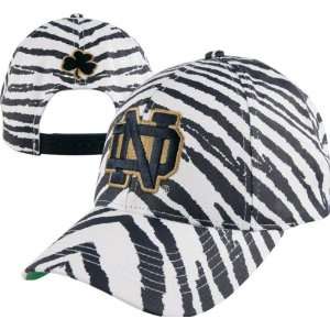   Dame Fighting Irish Navy Zubaz Smash Adjustable Hat