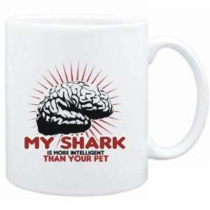  Mug White  My Shark is more intelligent than your pet 