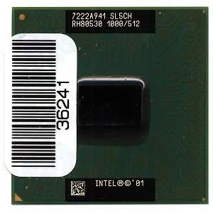  Intel Mobile PIII 1GHz 133MHz 512KB Socket 478 CPU 