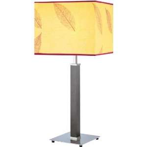  Table Lamp with Leaves Motif Paper Shade   Autmn Series 