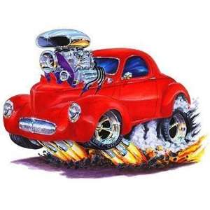  24 *Firebreather* 1941 Willis turbo cartoon Car Wall 