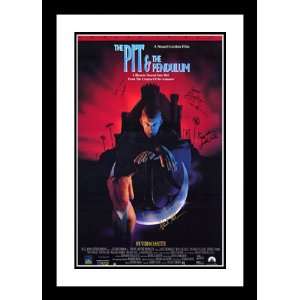  Pit and the Pendulum 20x26 Framed and Double Matted Movie 
