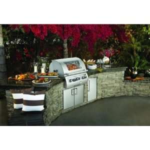   Grill with a Rotisserie Backburner a Left Patio, Lawn & Garden