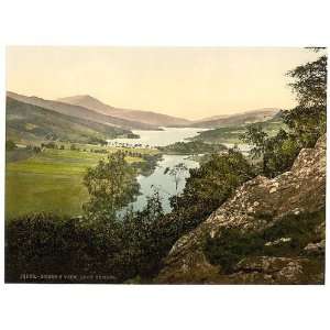  Photochrom Reprint of Loch Tummel, Queens View, Scotland 